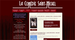 Desktop Screenshot of comediesaintmichel.fr
